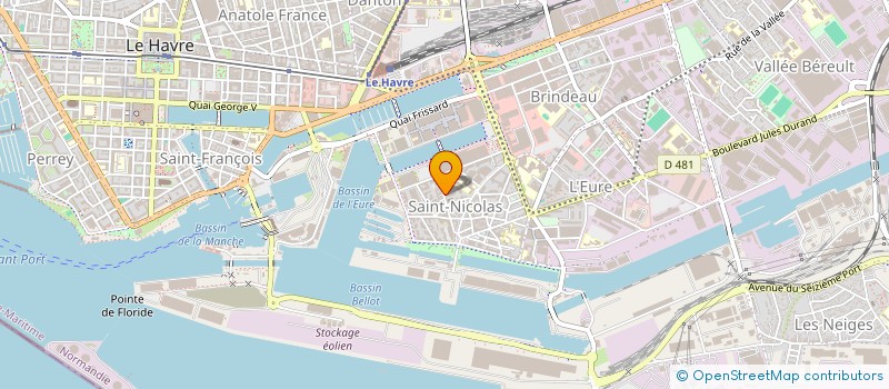 localisation de l'entreprise MONSIEUR ALBAN BELLEHACHE  LE HAVRE