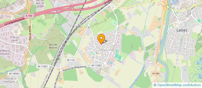 localisation de l'entreprise MONSIEUR ALBAN BELLOUATI à LATTES