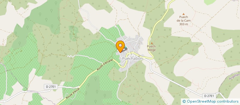 localisation de l'entreprise MONSIEUR ALBAN BERGER  PUECHABON