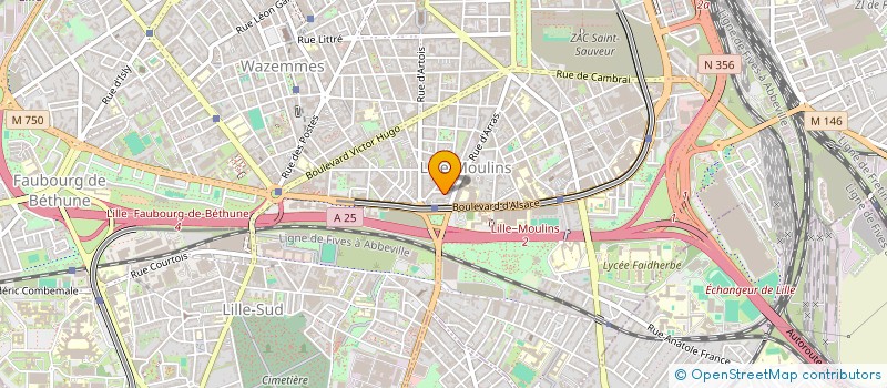 localisation de l'entreprise MONSIEUR ALBAN BIAOU à LILLE