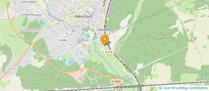 localisation de l'entreprise MONSIEUR ALBAN BICAJ  HERICOURT