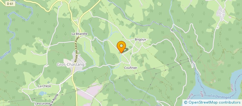 localisation de l'entreprise MONSIEUR ALBAN BLANZAT  GROS-CHASTANG