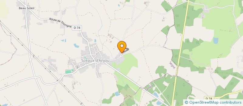 localisation de l'entreprise MONSIEUR ALBAN BOISBOUVIER  LES HAUTS-D'ANJOU