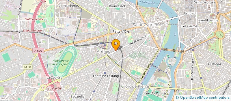 localisation de l'entreprise MONSIEUR ALBAN BOULHABEL  TOULOUSE