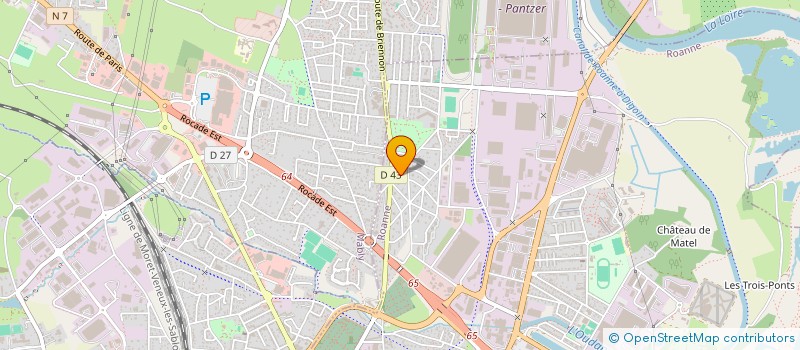 localisation de l'entreprise MONSIEUR ALBAN BOUVAREL  ROANNE