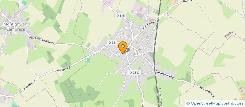 localisation de l'entreprise MONSIEUR ALBAN CAFFIAUX  BERTRY