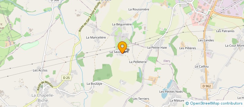 localisation de l'entreprise MONSIEUR ALBAN CAHU à LA CHAPELLE BICHE