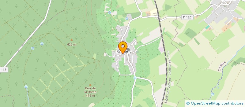 localisation de l'entreprise MONSIEUR ALBAN CHAMERET  BULLIGNY