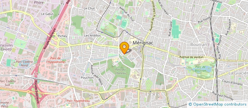 localisation de l'entreprise MONSIEUR ALBAN CHAMPION  MERIGNAC