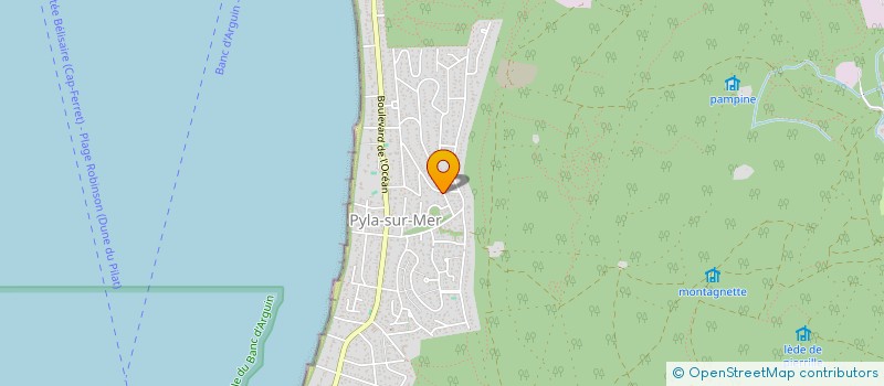 localisation de l'entreprise MONSIEUR ALBAN CHAPOULAUD  LA TESTE-DE-BUCH