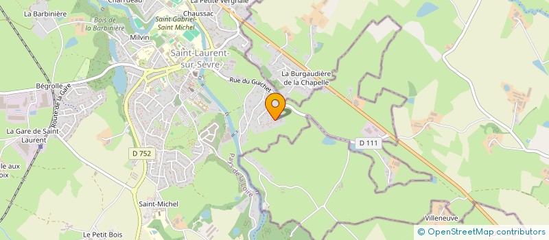 localisation de l'entreprise MONSIEUR ALBAN CHARRIER à SAINT-LAURENT-SUR-SEVRE