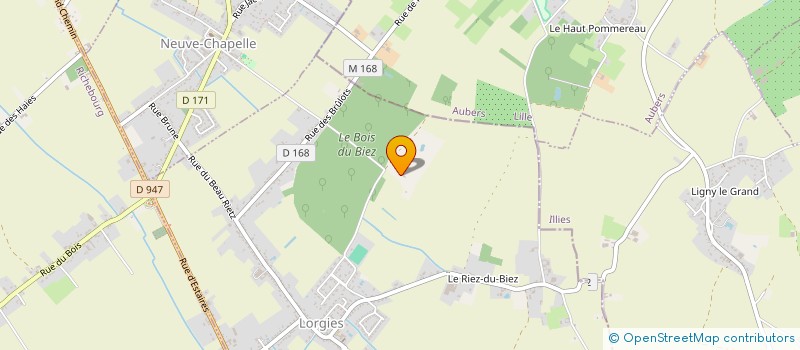 localisation de l'entreprise MONSIEUR ALBAN CHERIGIER  LORGIES