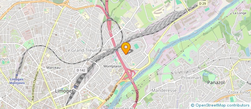 localisation de l'entreprise MONSIEUR ALBAN CLAVAUD à LIMOGES