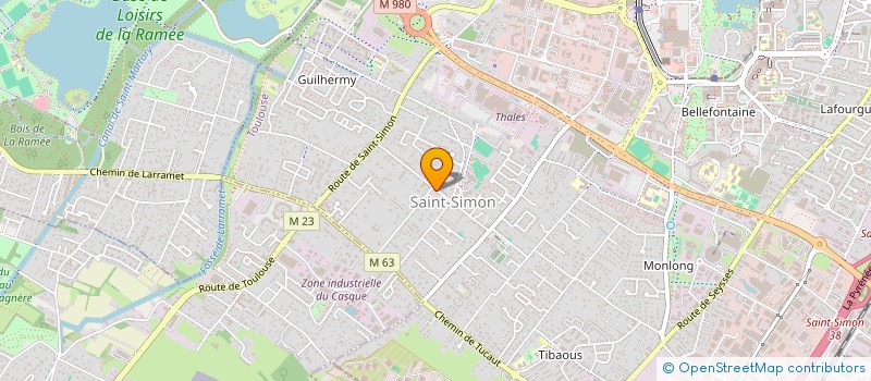 localisation de l'entreprise MONSIEUR ALBAN COCHIN  TOULOUSE