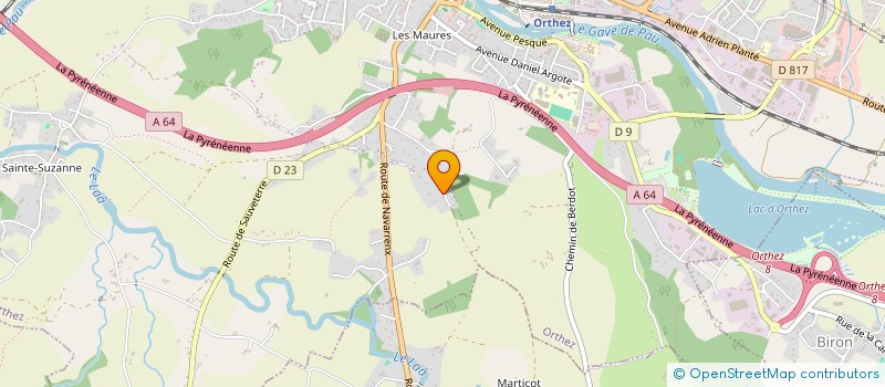 localisation de l'entreprise MONSIEUR ALBAN CONEJERO  ORTHEZ