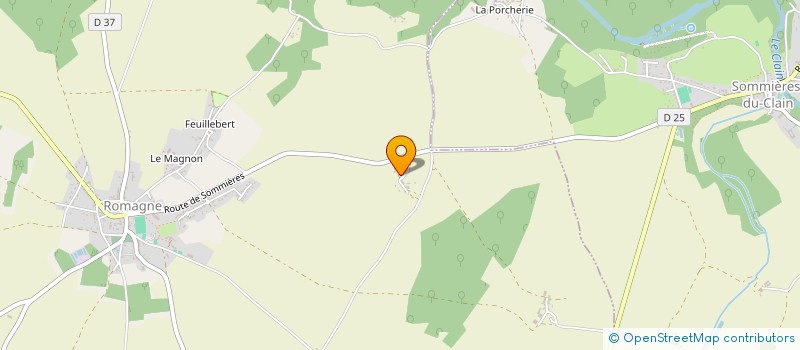 localisation de l'entreprise MONSIEUR ALBAN CORBIN  ROMAGNE