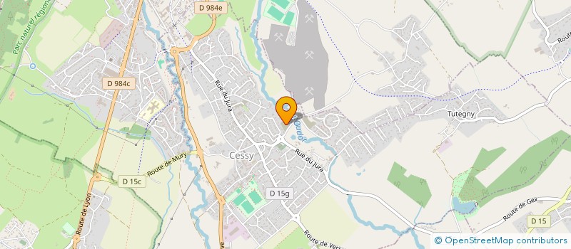 localisation de l'entreprise MONSIEUR ALBAN COSTUMERO  CESSY