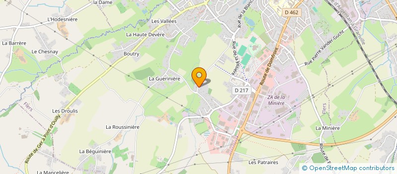 localisation de l'entreprise MONSIEUR ALBAN COUTEAU  VIRE NORMANDIE