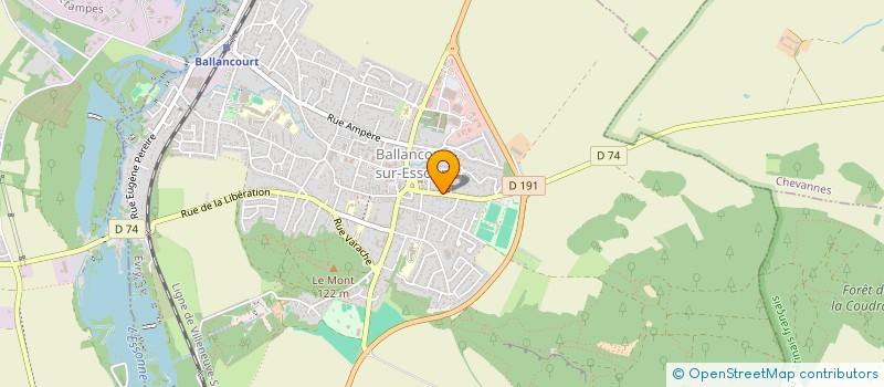 localisation de l'entreprise MONSIEUR ALBAN CRAMPES  BALLANCOURT-SUR-ESSONNE