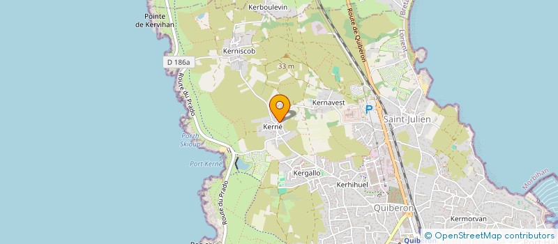 localisation de l'entreprise MONSIEUR ALBAN CRIADO à QUIBERON