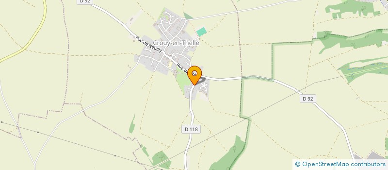 localisation de l'entreprise MONSIEUR ALBAN CROIZIER  CROUY-EN-THELLE