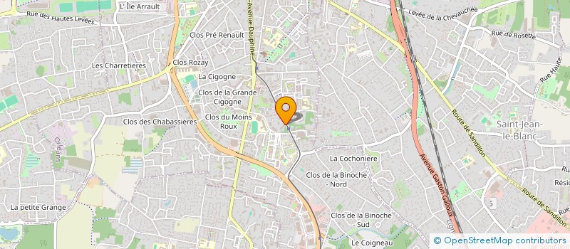 localisation de l'entreprise MONSIEUR ALBAN DALIBARD  ORLEANS