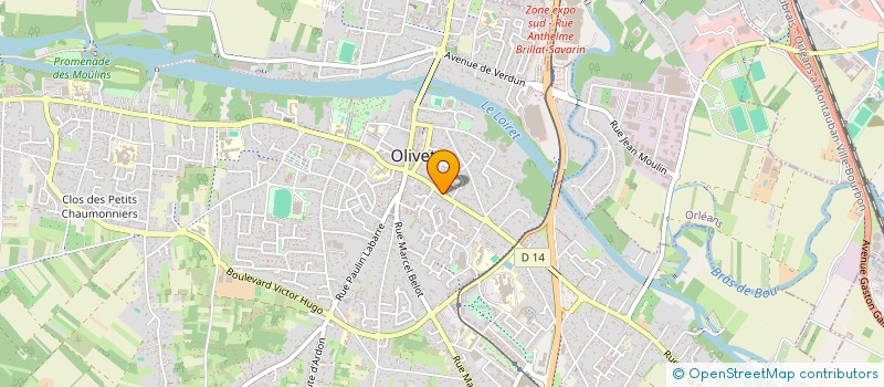 localisation de l'entreprise MONSIEUR ALBAN DANET à OLIVET