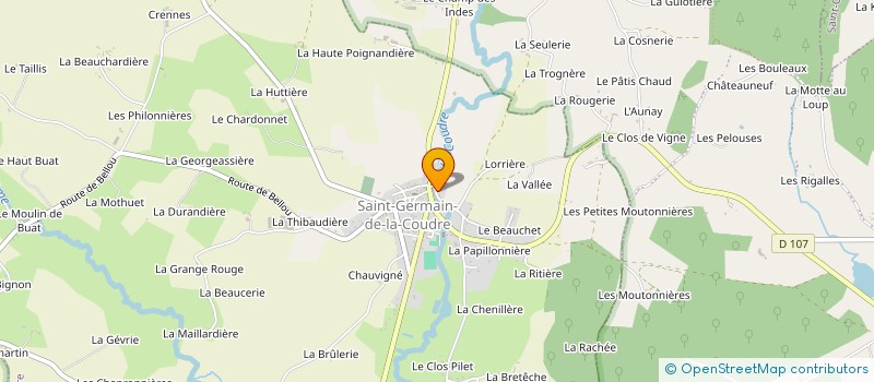 localisation de l'entreprise MONSIEUR ALBAN DE CACQUERAY VALMENIER à SAINT-GERMAIN-DE-LA-COUDRE