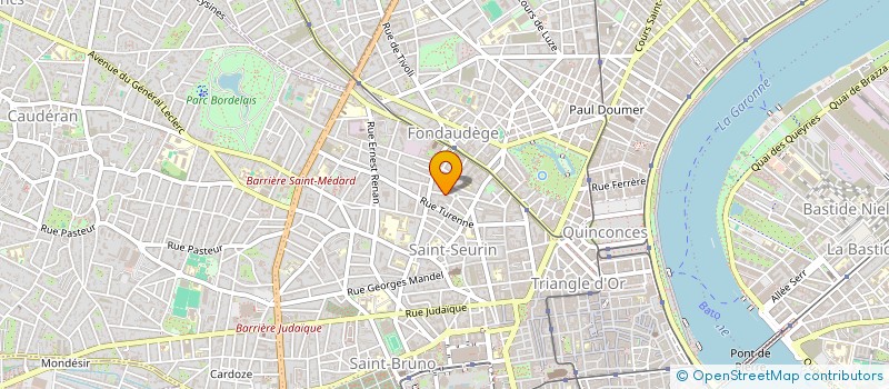 localisation de l'entreprise MONSIEUR ALBAN DE DROUAS  BORDEAUX