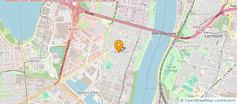 localisation de l'entreprise MONSIEUR ALBAN DE FRITSCH  BORDEAUX