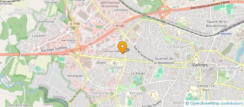 localisation de l'entreprise MONSIEUR ALBAN DE KERROS à VANNES