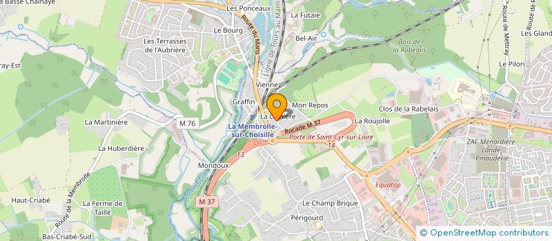 localisation de l'entreprise MONSIEUR ALBAN DE LA BARRE DE NANTEUIL  SAINT-CYR-SUR-LOIRE