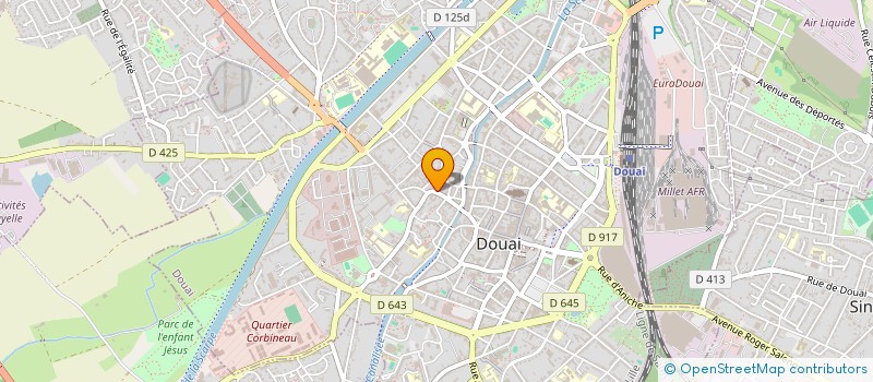 localisation de l'entreprise MONSIEUR ALBAN DEBERDT à DOUAI