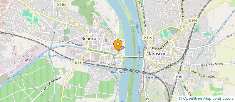 localisation de l'entreprise MONSIEUR ALBAN DELARQUE  BEAUCAIRE