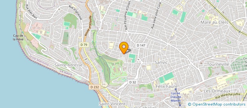 localisation de l'entreprise MONSIEUR ALBAN DELAUNE  LE HAVRE