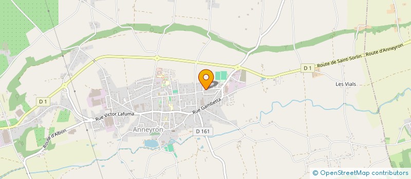 localisation de l'entreprise MONSIEUR ALBAN DELAY  ANNEYRON