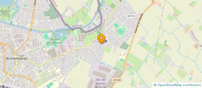 localisation de l'entreprise MONSIEUR ALBAN DELAYEN  HOUPLINES