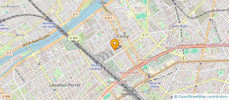 localisation de l'entreprise MONSIEUR ALBAN DEPREZ à CLICHY