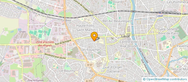 localisation de l'entreprise MONSIEUR ALBAN DESILE à LAVAL