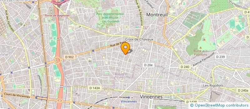 localisation de l'entreprise MONSIEUR ALBAN DESURMONT à MONTREUIL