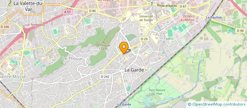 localisation de l'entreprise MONSIEUR ALBAN DEWEZ à LA GARDE