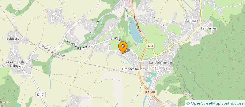 localisation de l'entreprise MONSIEUR ALBAN DIJOUD  LA BALME-DE-SILLINGY