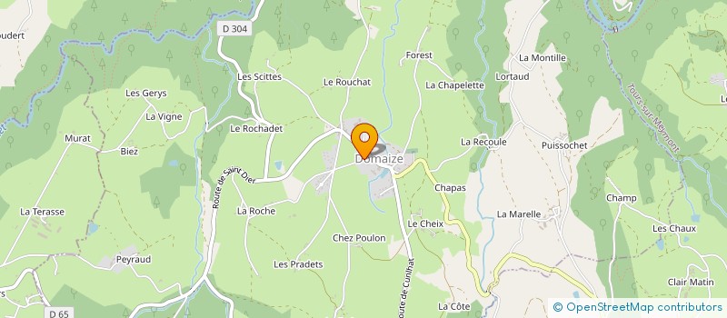 localisation de l'entreprise MONSIEUR ALBAN DON  DOMAIZE