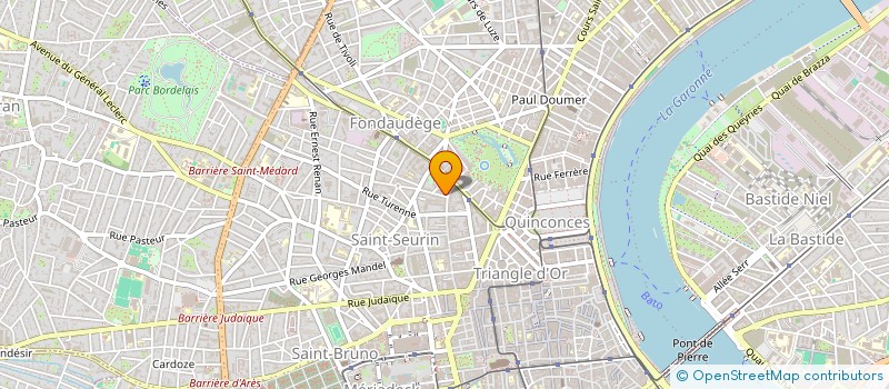 localisation de l'entreprise MONSIEUR ALBAN DONON  BORDEAUX