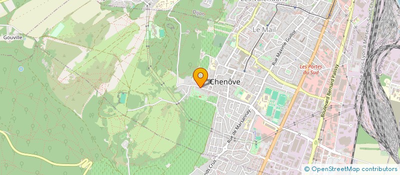 localisation de l'entreprise MONSIEUR ALBAN DROUIN  CHENOVE