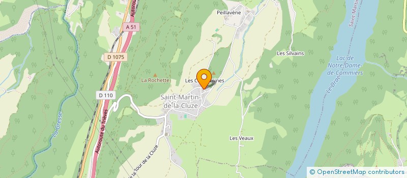 localisation de l'entreprise MONSIEUR ALBAN DUCRET-TYMEN  SAINT-MARTIN-DE-LA-CLUZE