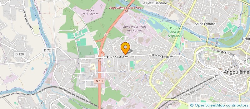 localisation de l'entreprise MONSIEUR ALBAN DUSSOUCHET à ANGOULEME