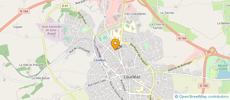 localisation de l'entreprise MONSIEUR ALBAN ERIC JACQUES ABOUTIT à LOUDEAC