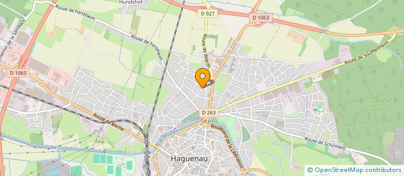 localisation de l'entreprise MONSIEUR ALBAN FABACHER  HAGUENAU