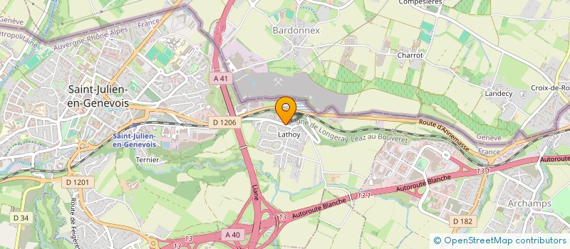 localisation de l'entreprise MONSIEUR ALBAN FETAHU  SAINT-JULIEN-EN-GENEVOIS